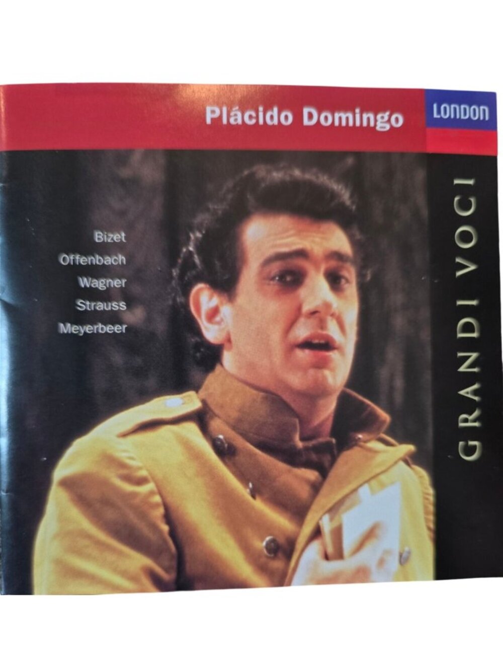 Plácido Domingo Grandi Voci CD By London Records Featuring Bizet Wagner 37860cd